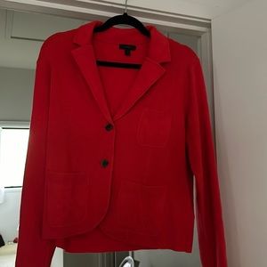 Jcrew red sweater size XL